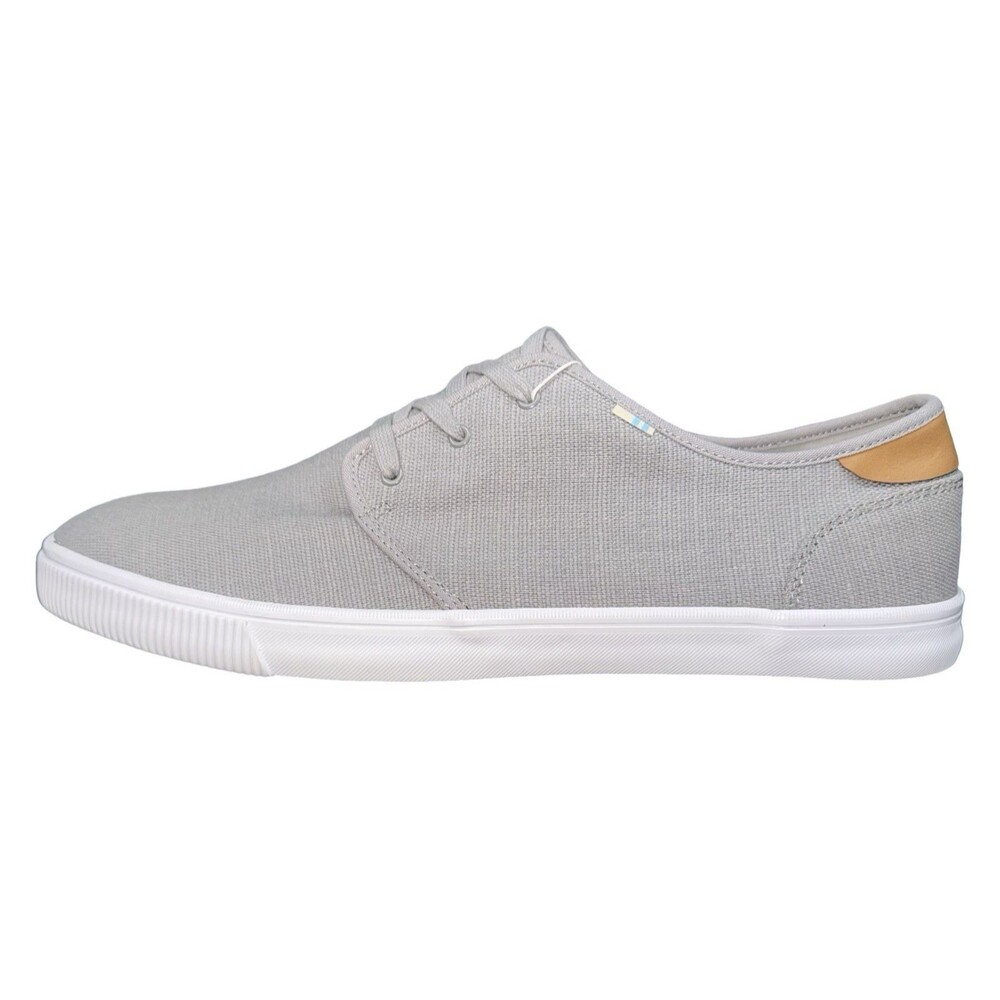 TOMS Carlo Mens Size 14 Sneakers Canvas Casual Low Top Fashion Casual Grey New